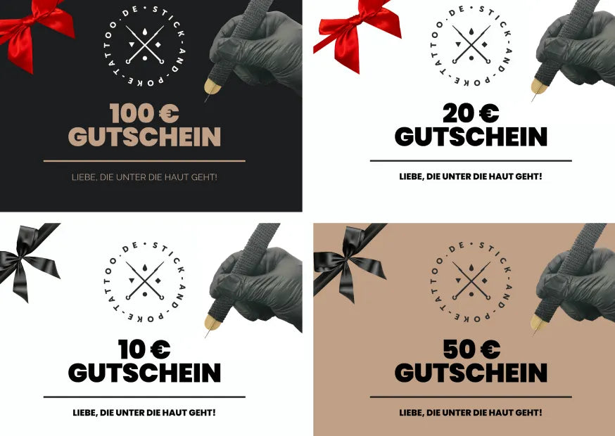 Stick and Poke Tattoo Gutschein Startbild
