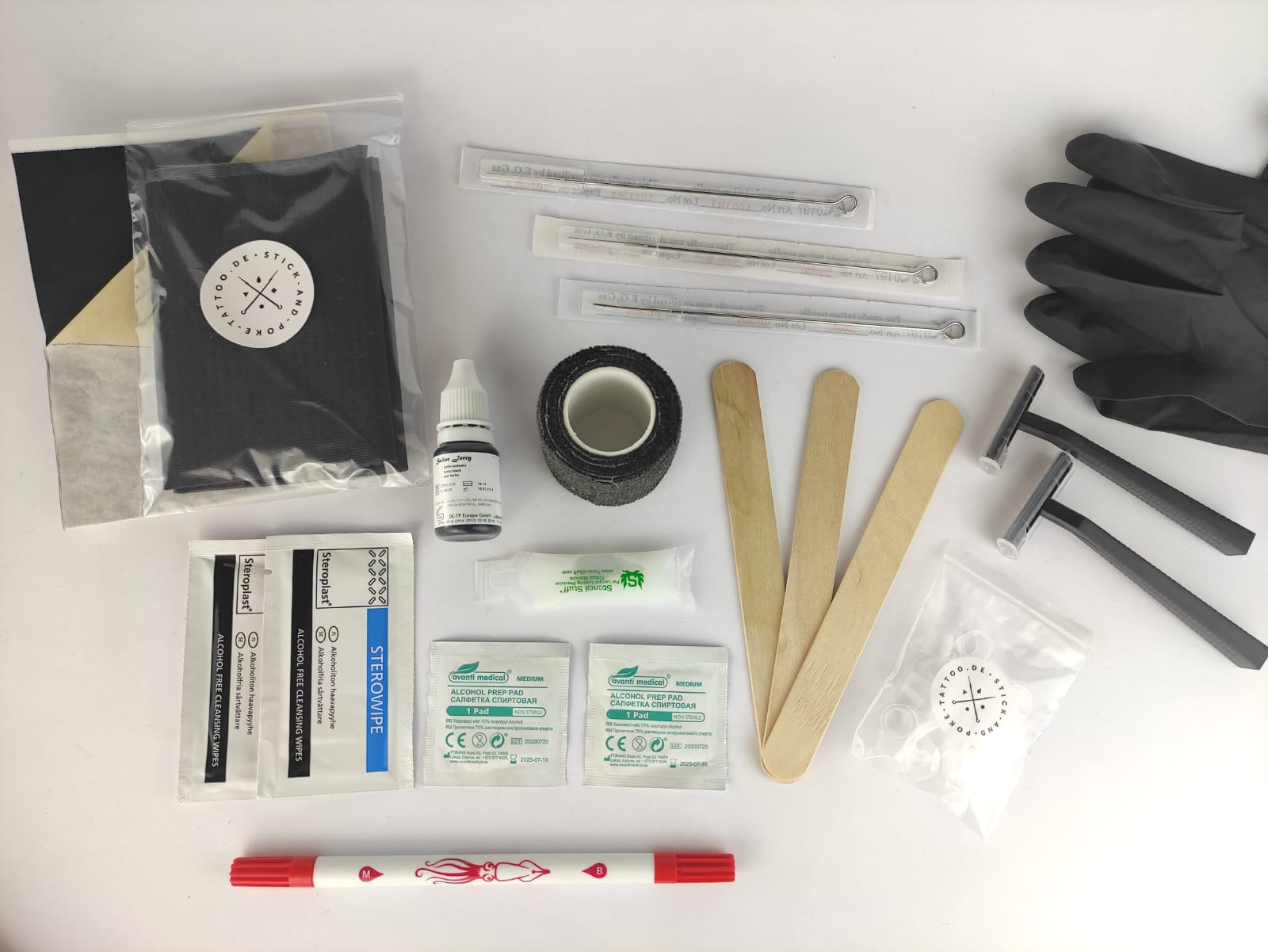 Stick and Poke Starter-Set (NEU) - stick and poke tattoo